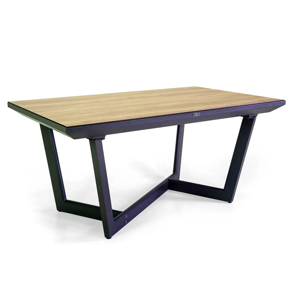 Ausziehbarer Tisch 240 cm aus Aluminium mit HPL-Platte - Righello