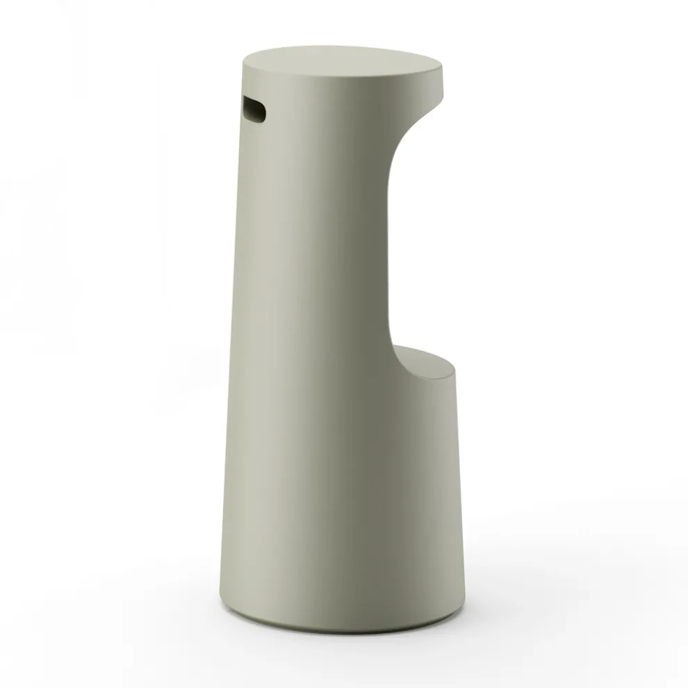 High Design Hocker aus mattem Polyethylen für den Außenbereich Made in Italy - Forlina