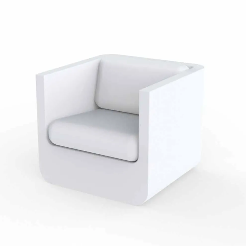 Weißer Wohnzimmersatz Vondom Ulm im Freien, modernes Design