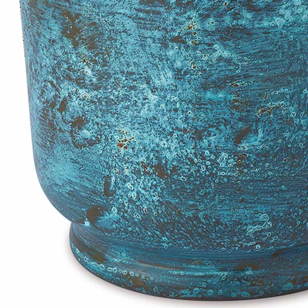 Ice Bucket Wine Design in poliertem Kupfer oder Grün 20 cm - Gennarino