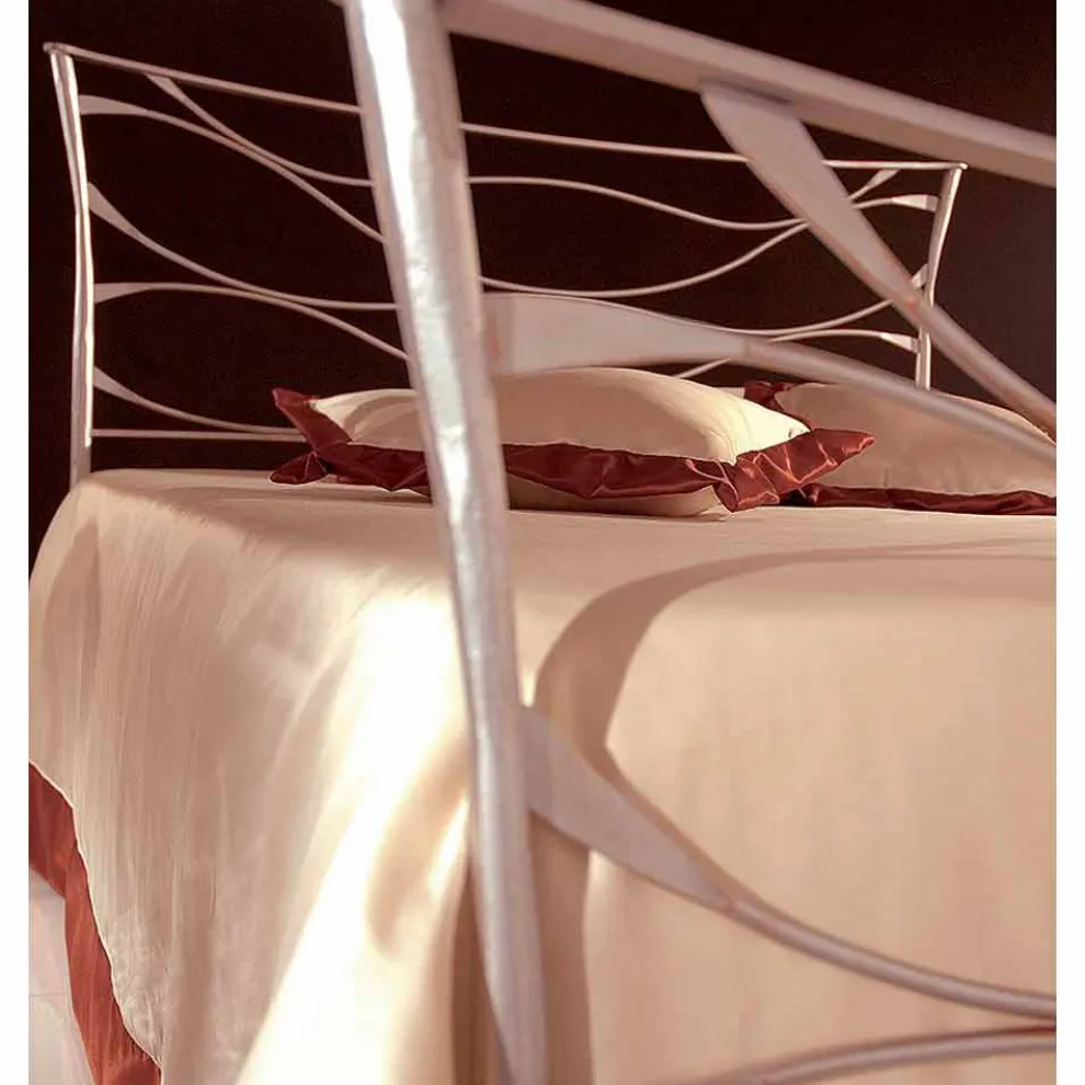 Idra Einzelbett aus Schmiedeeisen in Design