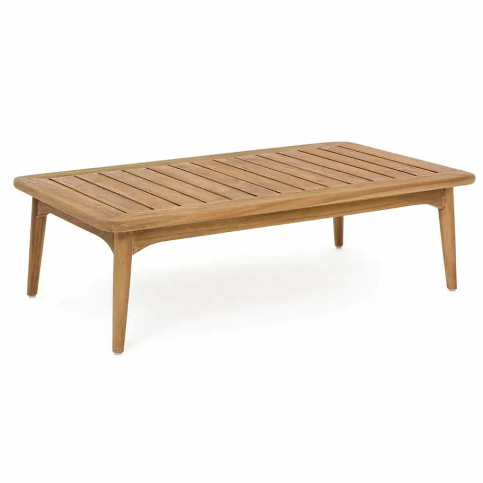 Homemotion Modern Teakholz Außentisch - Luanaedmea