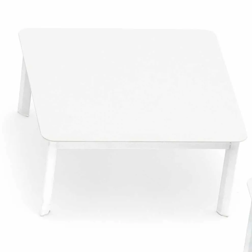 Design Garten-Couchtisch aus lackiertem Aluminium Varaschin System