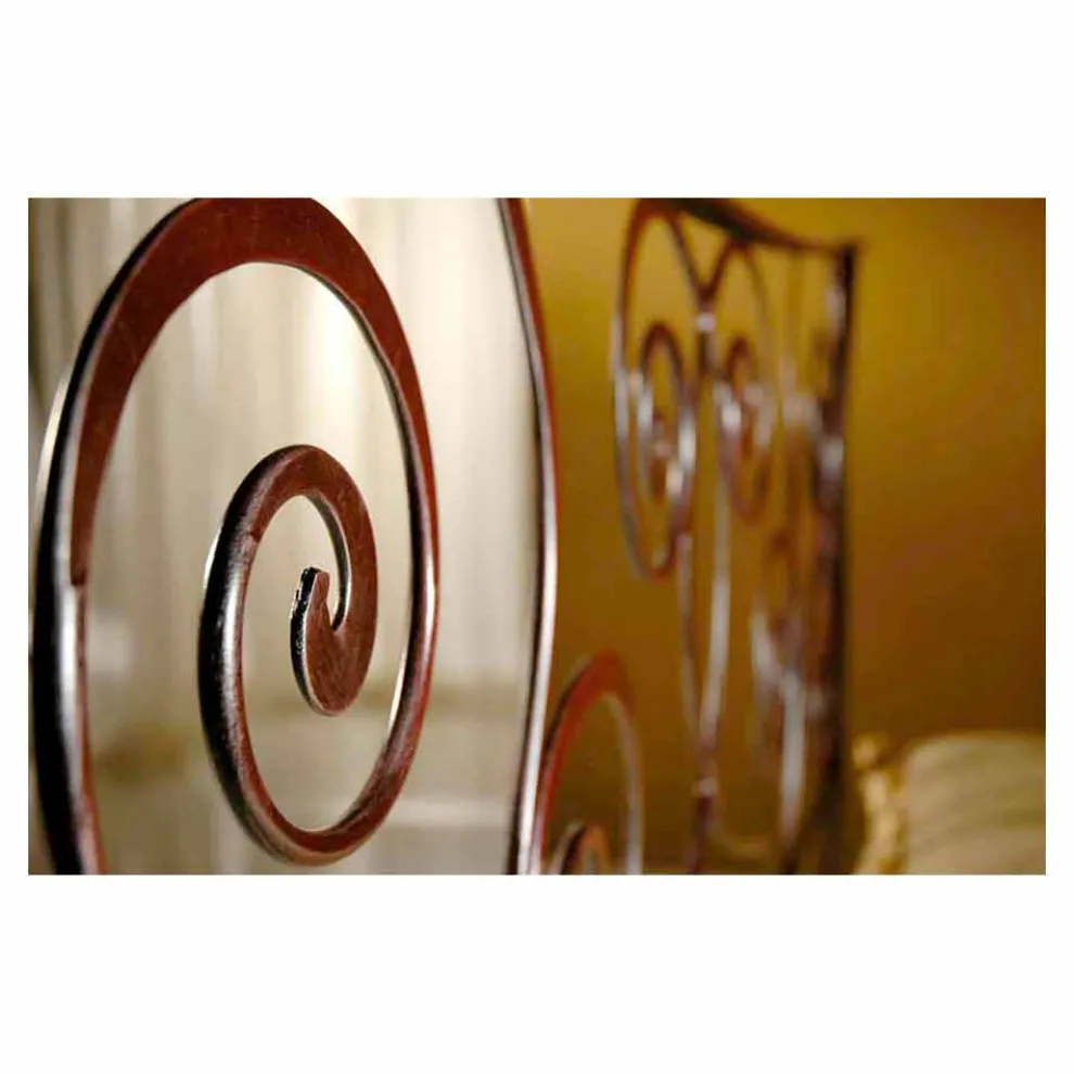 Ares Doppelbett aus Schmiedeeisen in Design