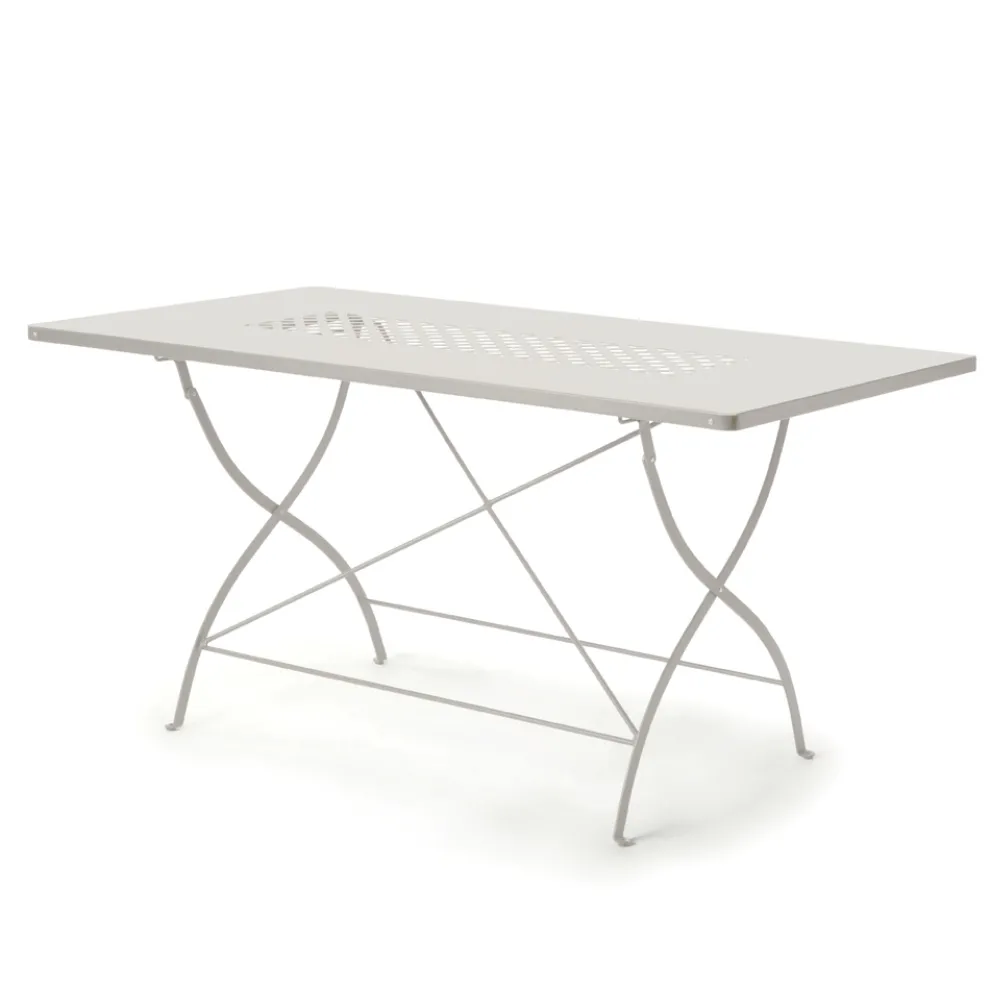 Outdoor-Klapptisch aus verzinktem Stahl Made in Italy - Selvaggia
