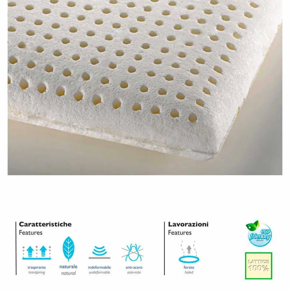 Kissen aus 100% Latex Gesamt Latex, atmungsaktiv und hypoallergen