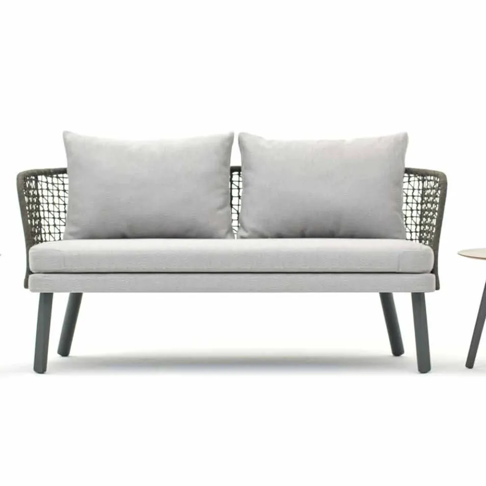 Modernes Gartensofa aus Stoff und Metall Varaschin Emma