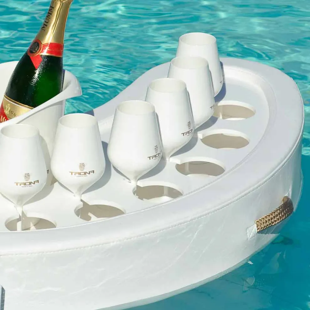 Schwimmende Poolbar mit 17 Trinkbecher und Eiswürfelbehälter