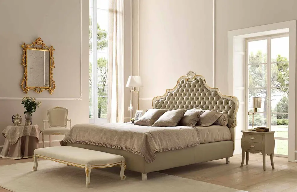 Doppelbett mit Bettcontainer, klassisches Design, Chantal von Bolzan