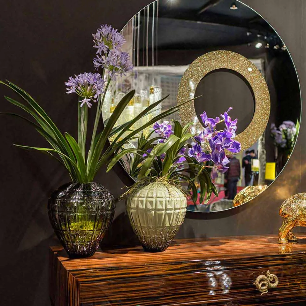 Elegante Glasvase für den Innenbereich Made in Italy - Clarabella