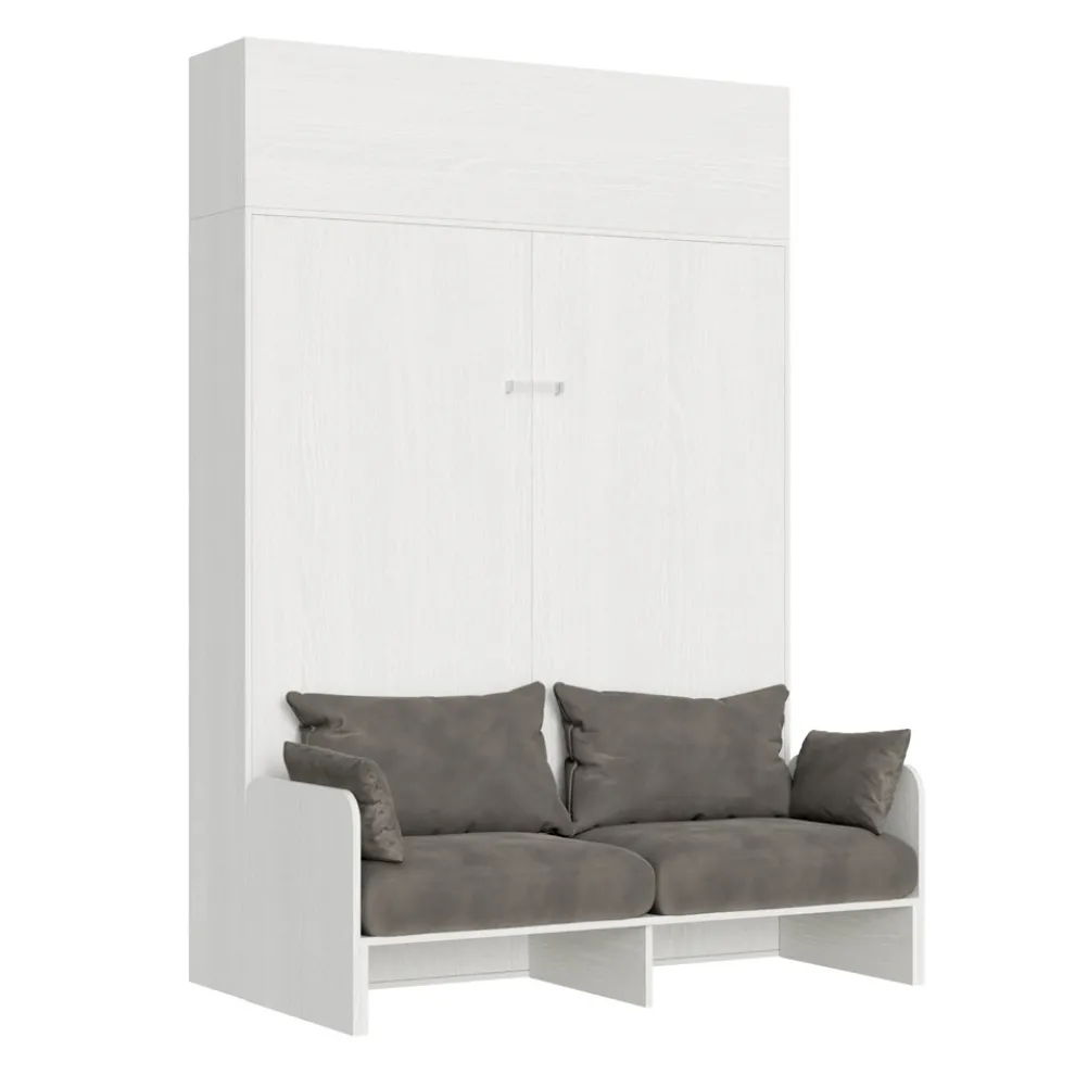 Vertikales Klappdoppelbett mit Sofa und Wandeinheit - Magiccompare