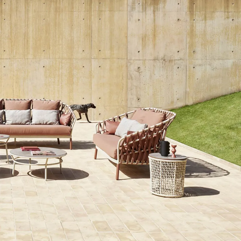 Garten-Couchtischgestell aus Aluminium Made in Italy - Emma von Varaschin