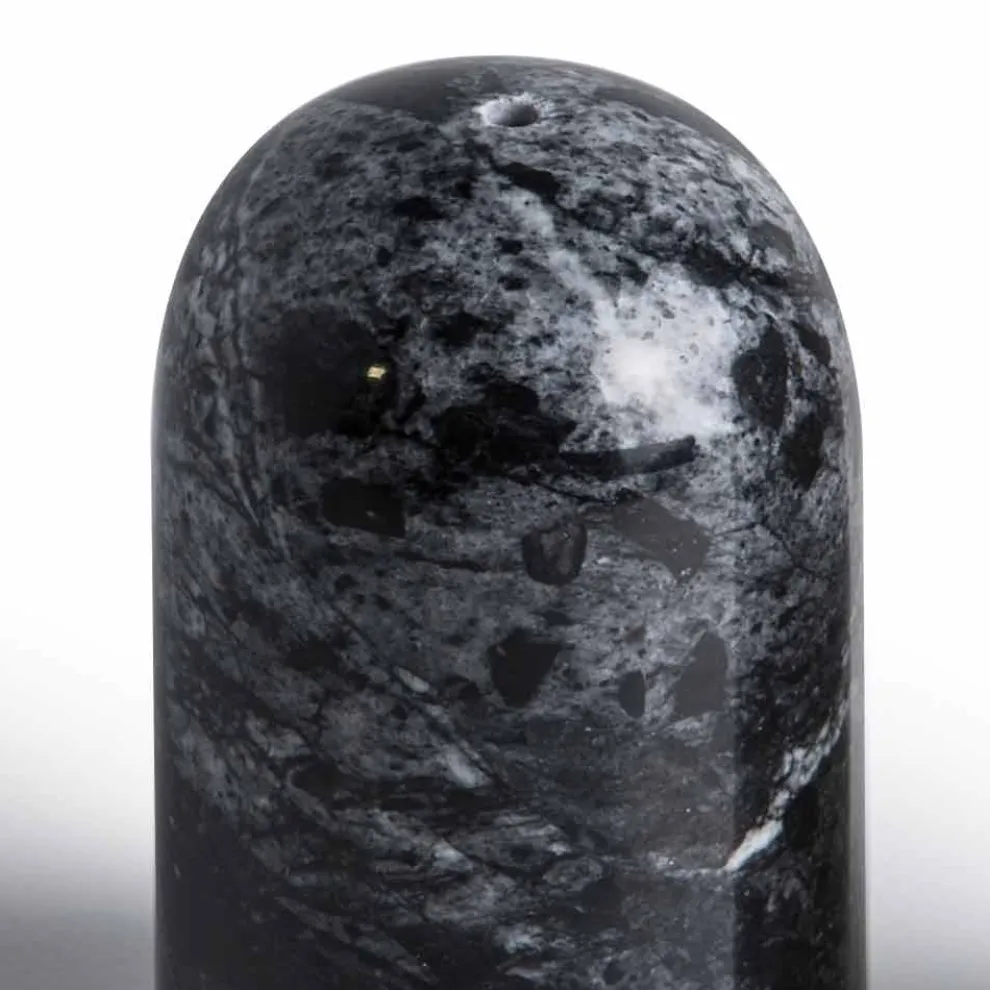 Salz- und Pfefferbehälter aus Carrara- und Marquinia-Marmor Made in Italy - Xino