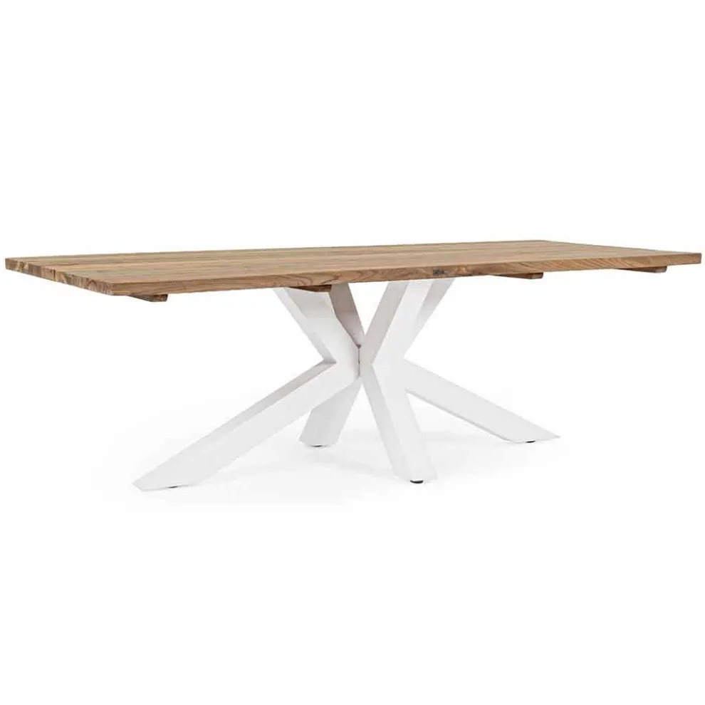 Gartentisch mit Platte aus Teakholz von Homemotion Design - Cowen