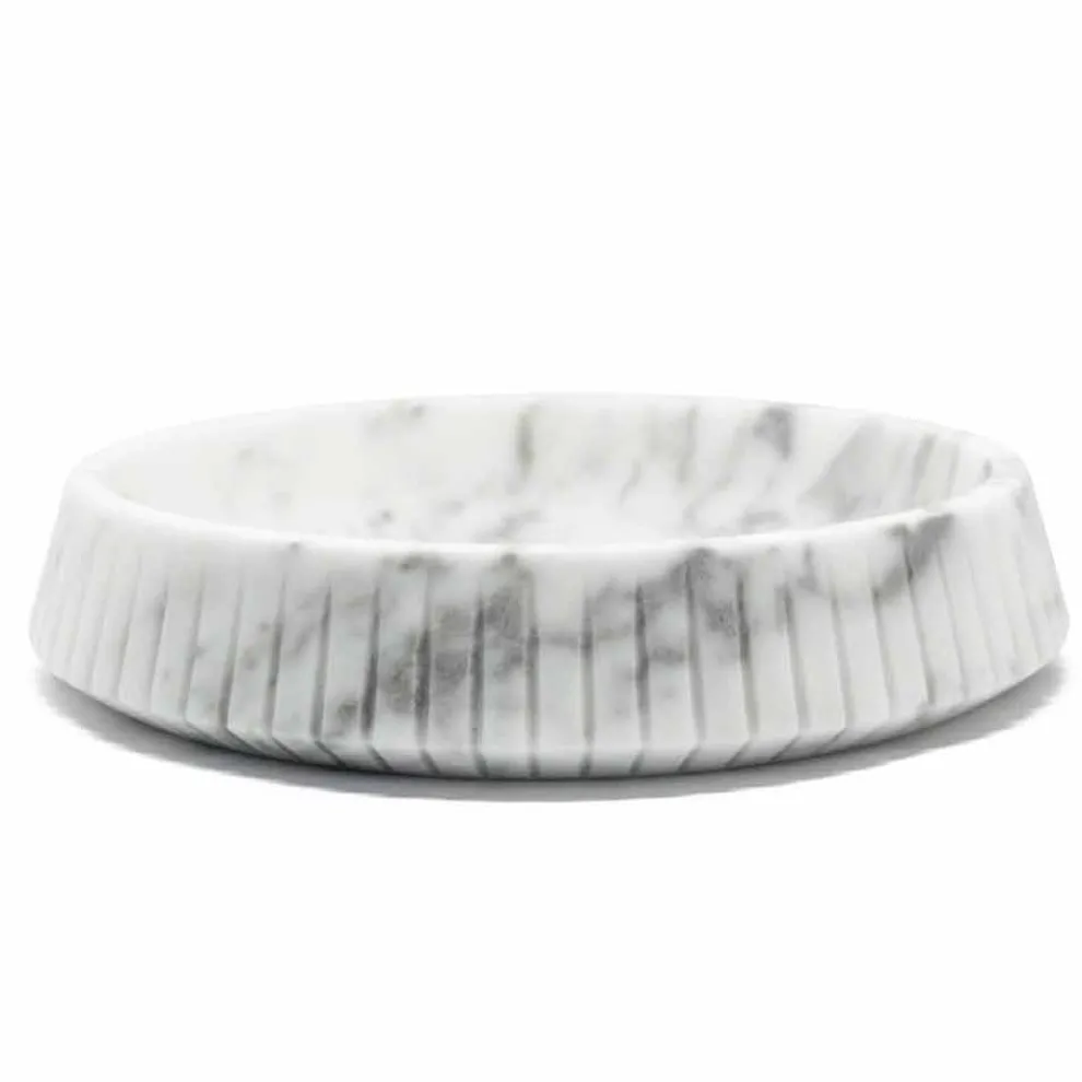 Weißes Carrara Marmor Design Herzstück Made in Italy - Bryan