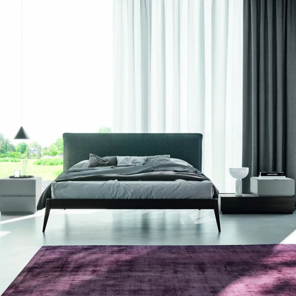 Schlafzimmer mit 7 Elementen Modern Style Möbel Made in Italy - Polynesien