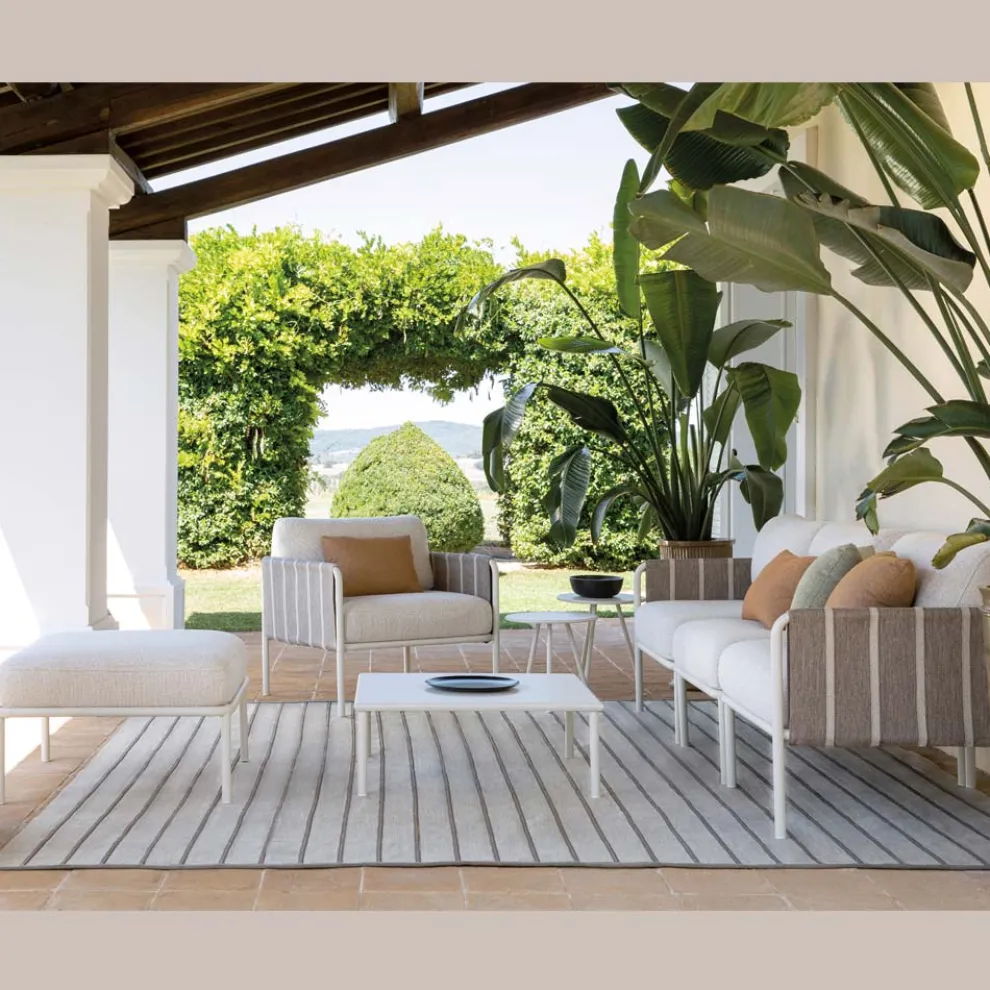 Galvanisiertes Metall Garten Wohnzimmer und Stoff Kissen - Sognando