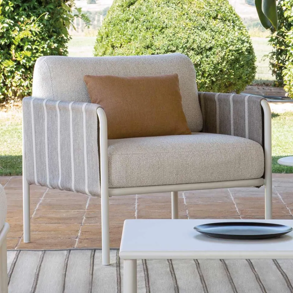 Galvanisiertes Metall Garten Wohnzimmer und Stoff Kissen - Sognando