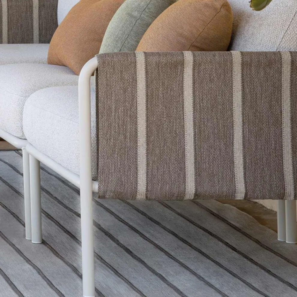 Galvanisiertes Metall Garten Wohnzimmer und Stoff Kissen - Sognando