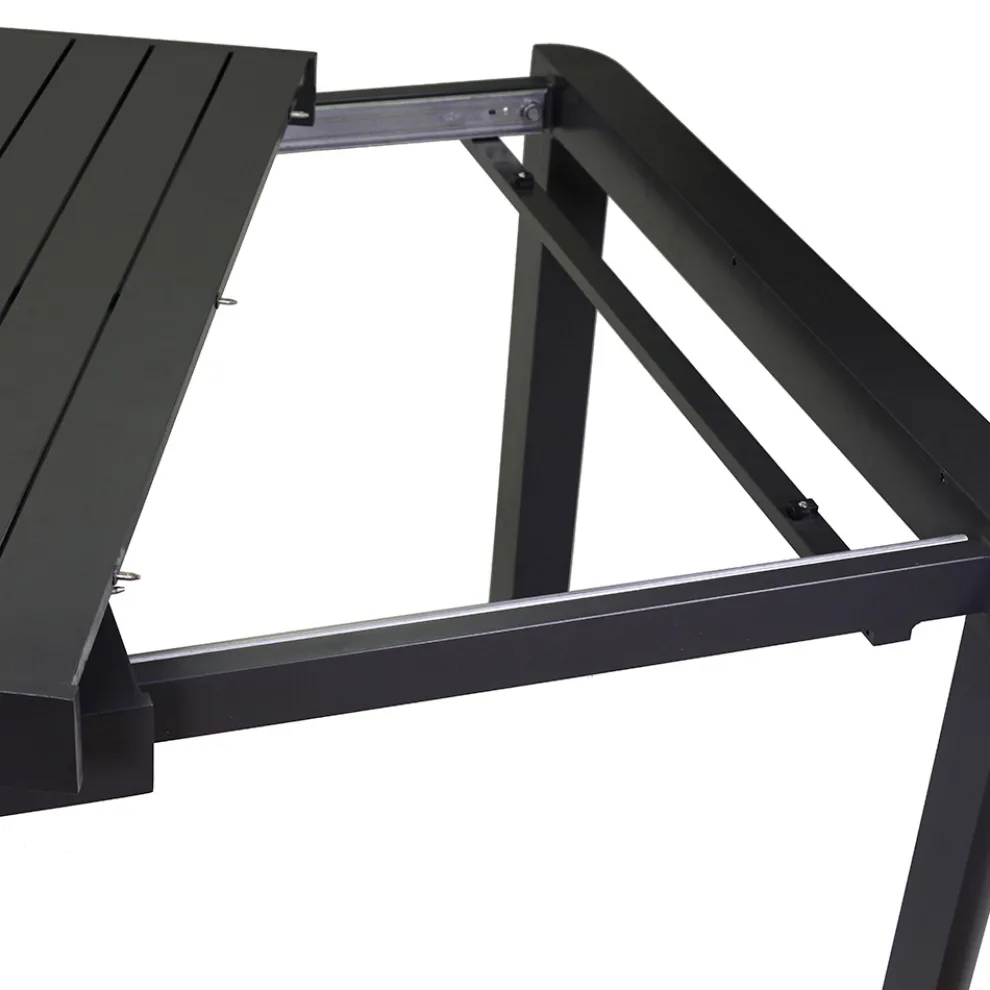 Rechteckiger Tisch ausziehbar auf 240 cm für den Außenbereich aus Aluminium - Sheet