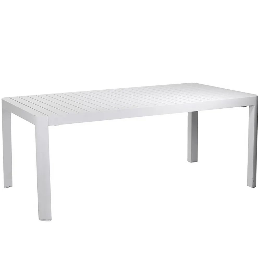 Rechteckiger Tisch ausziehbar auf 240 cm für den Außenbereich aus Aluminium - Sheet