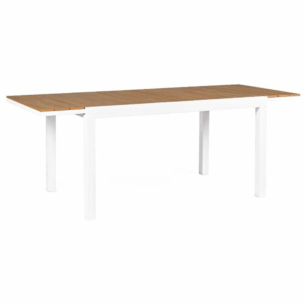 Ausziehbarer Gartentisch Bis zu 200 cm in Homemotion Aluminium - Sciullo