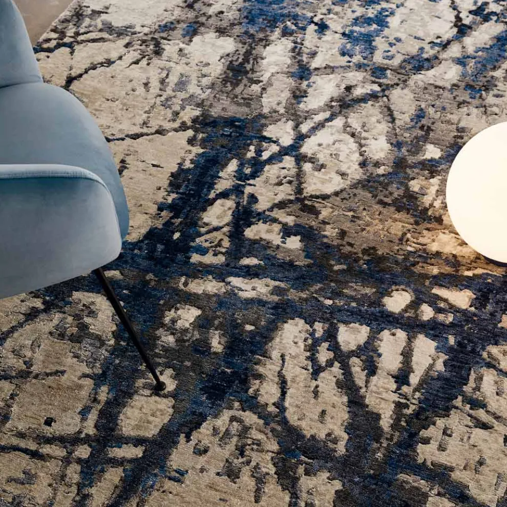 Wohnzimmer-Teppich des modernen Designs mit Muster in der Bambusseide und in der Wolle - Laptos