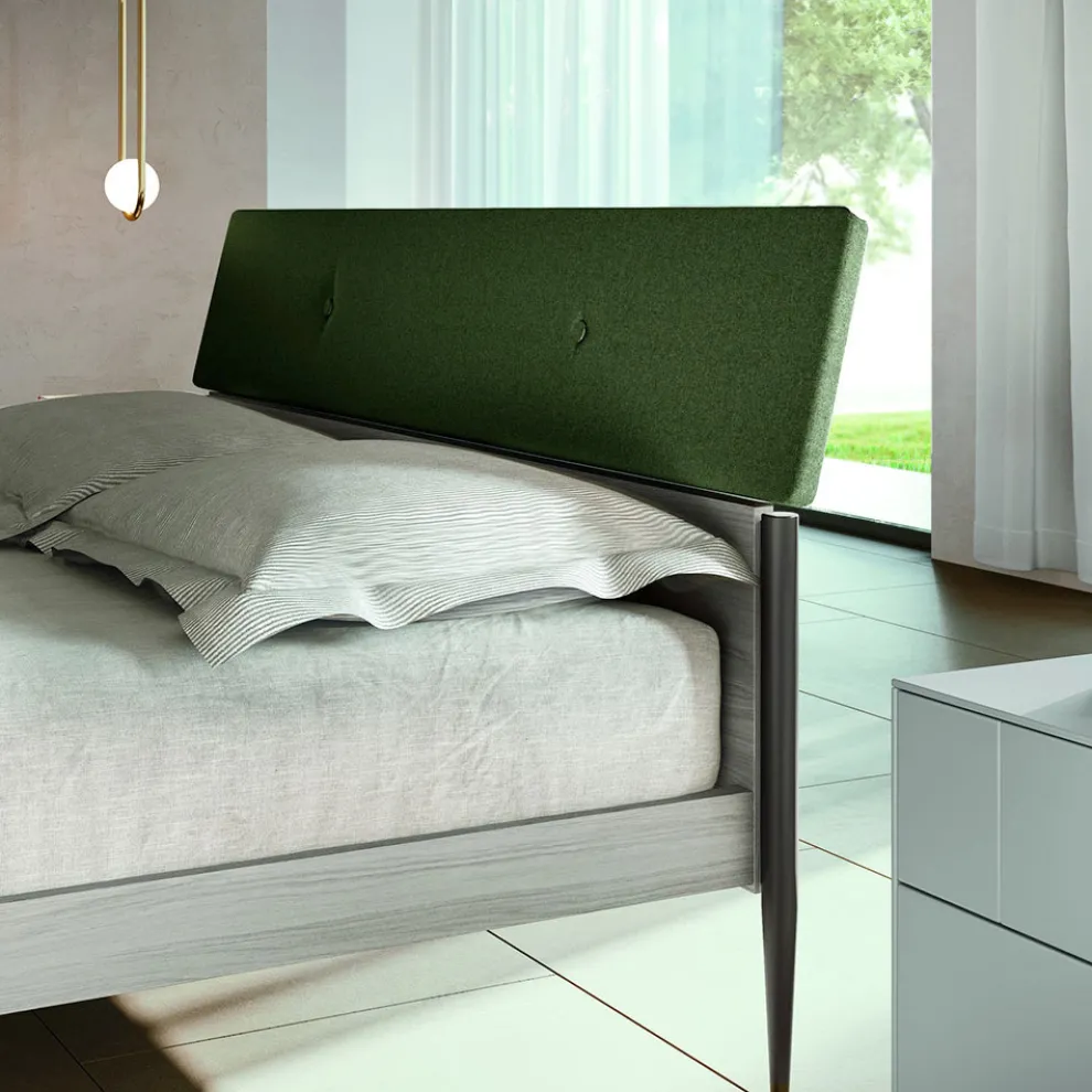 Komplettes Schlafzimmer mit 4 modernen Elementen Made in Italy Precious - Verminia