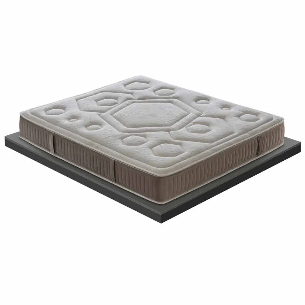 Luxus Doppelmatratze aus Memory Foam H 25 cm Made in Italy  - Arancia