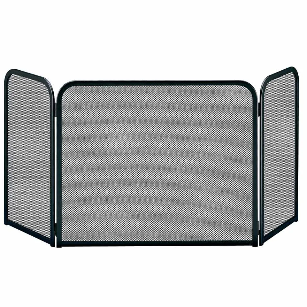 Funkenfänger mit 3 Türen. Aus Metall. Hergestellt in Italien – Kat.-Nr