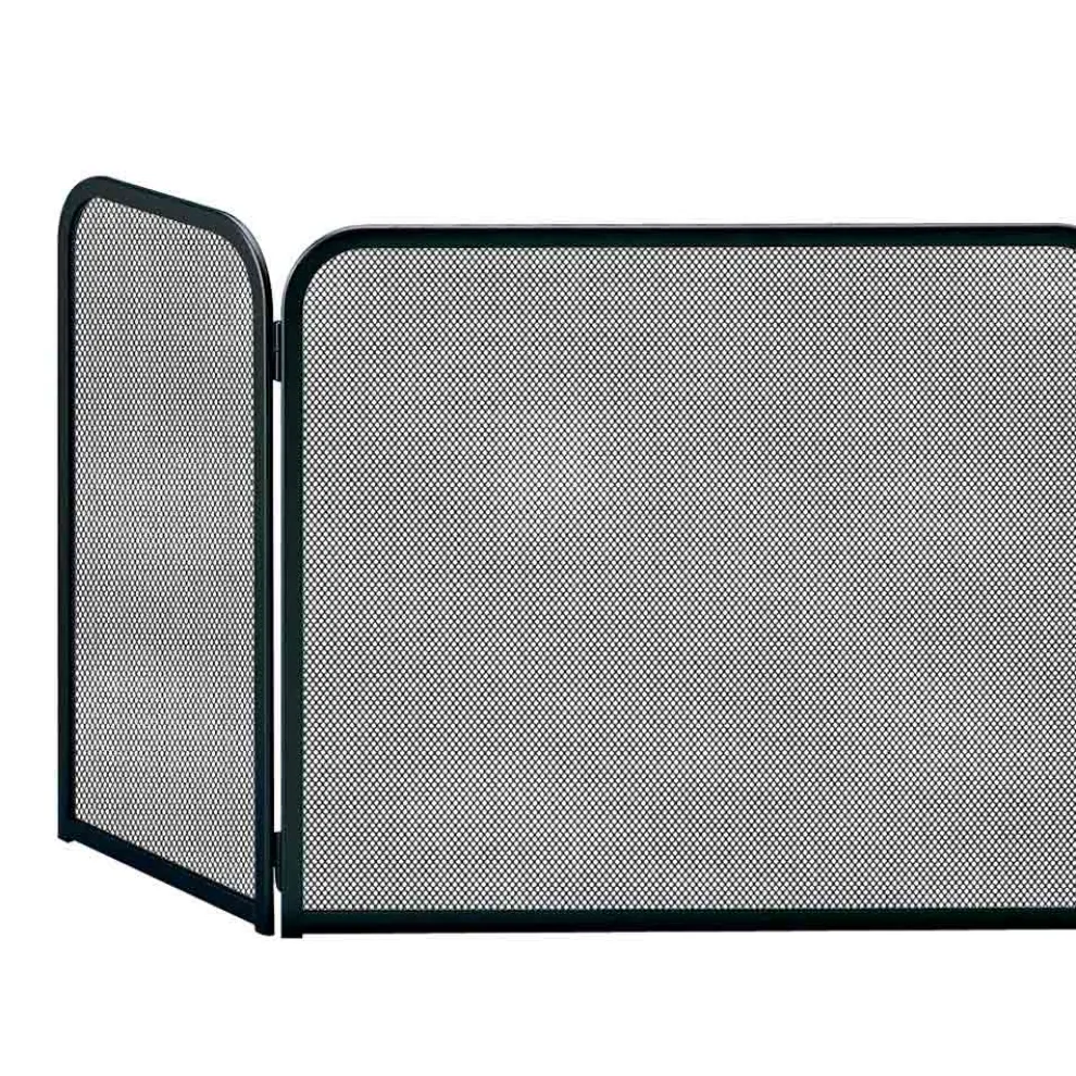 Funkenfänger mit 3 Türen. Aus Metall. Hergestellt in Italien – Kat.-Nr