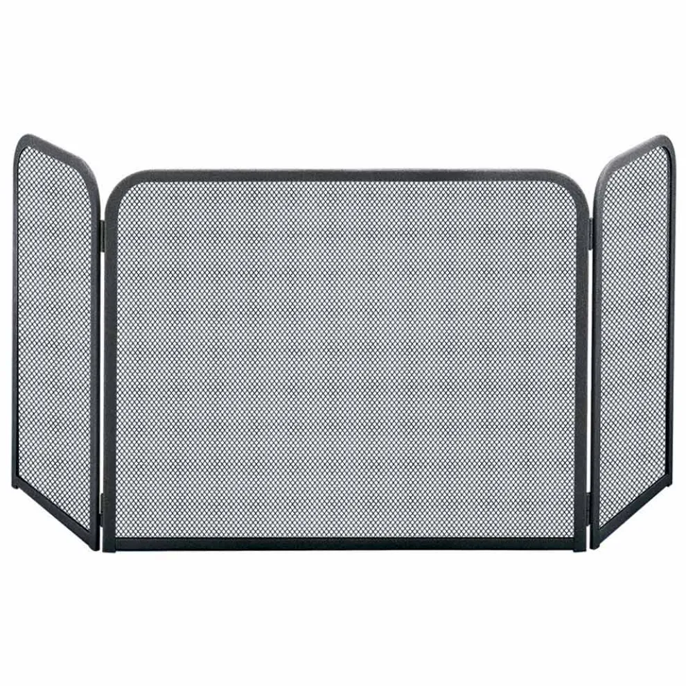 Funkenfänger mit 3 Türen. Aus Metall. Hergestellt in Italien – Kat.-Nr