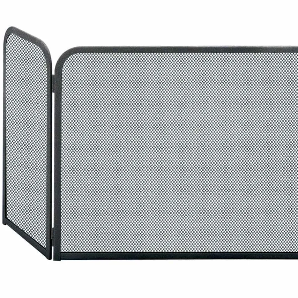 Funkenfänger mit 3 Türen. Aus Metall. Hergestellt in Italien – Kat.-Nr