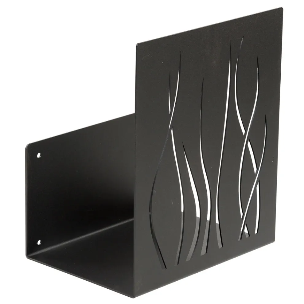 Brennholzhalter für den Innenbereich aus lackiertem Stahl Made in Italy - Ghino