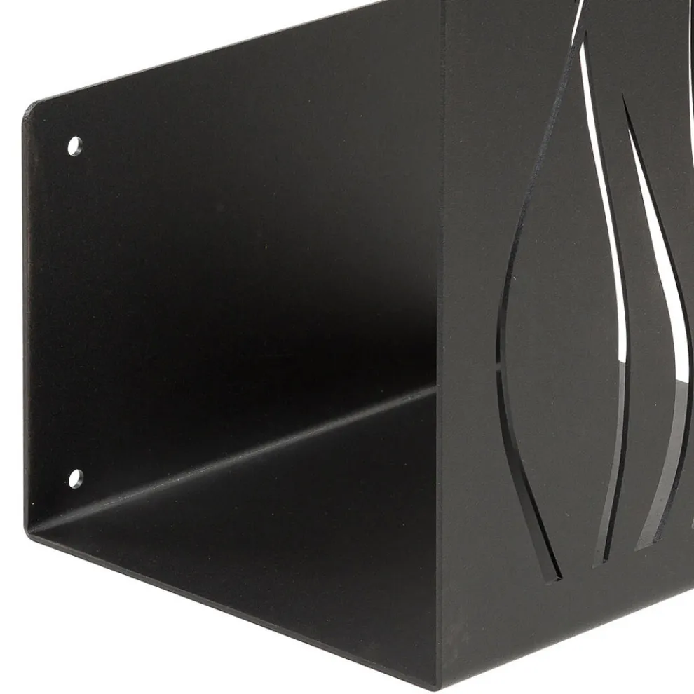 Brennholzhalter für den Innenbereich aus lackiertem Stahl Made in Italy - Ghino