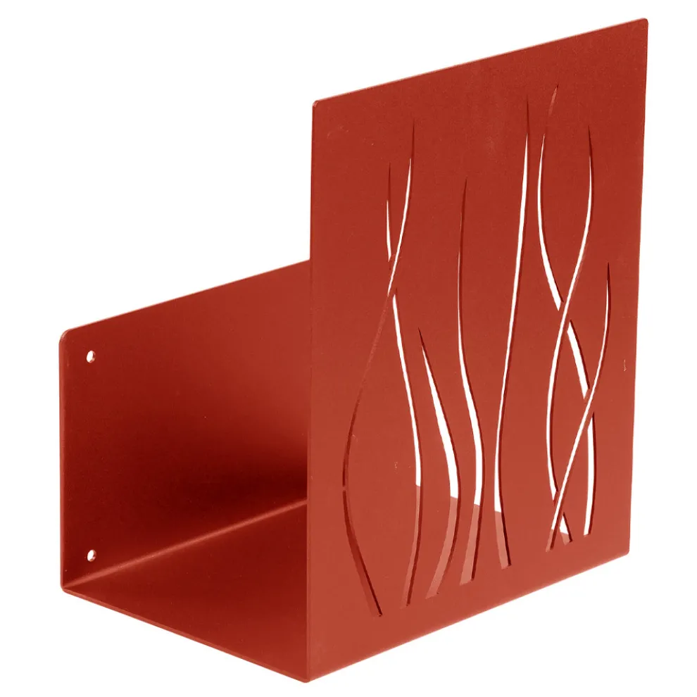 Brennholzhalter für den Innenbereich aus lackiertem Stahl Made in Italy - Ghino