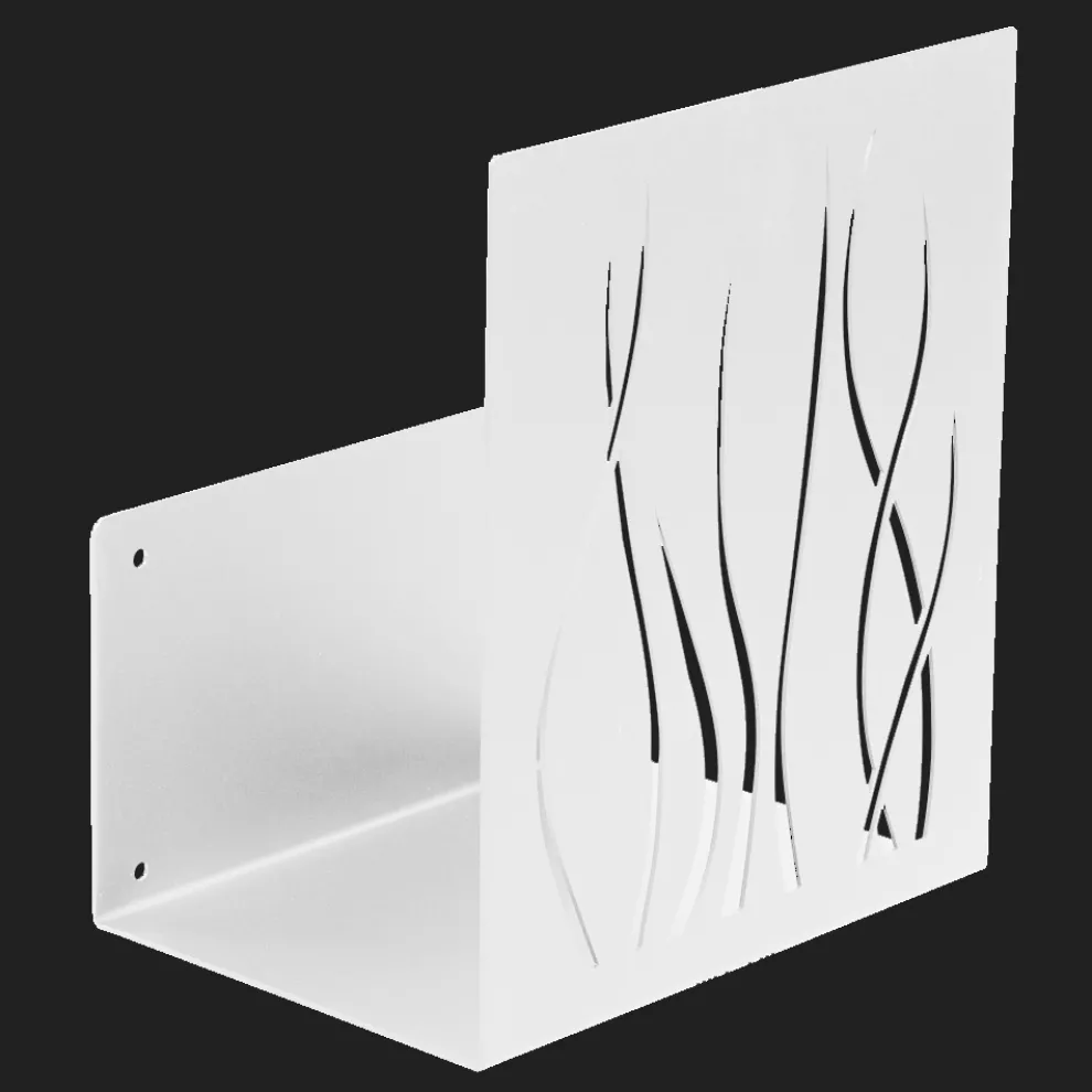 Brennholzhalter für den Innenbereich aus lackiertem Stahl Made in Italy - Ghino