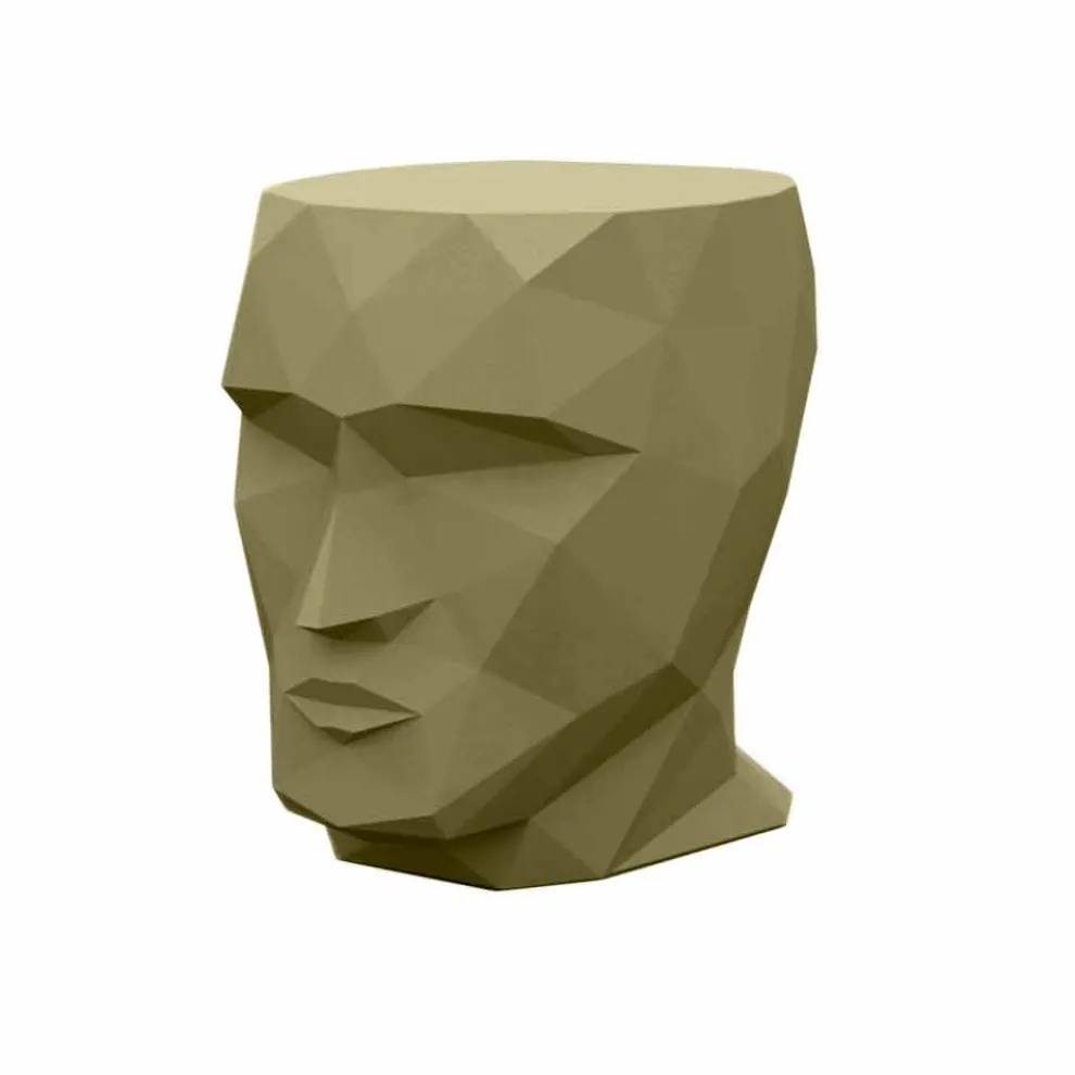 Moderner, gesichtsförmiger Outdoor-Tisch Adan von Vondom aus Polyethylen