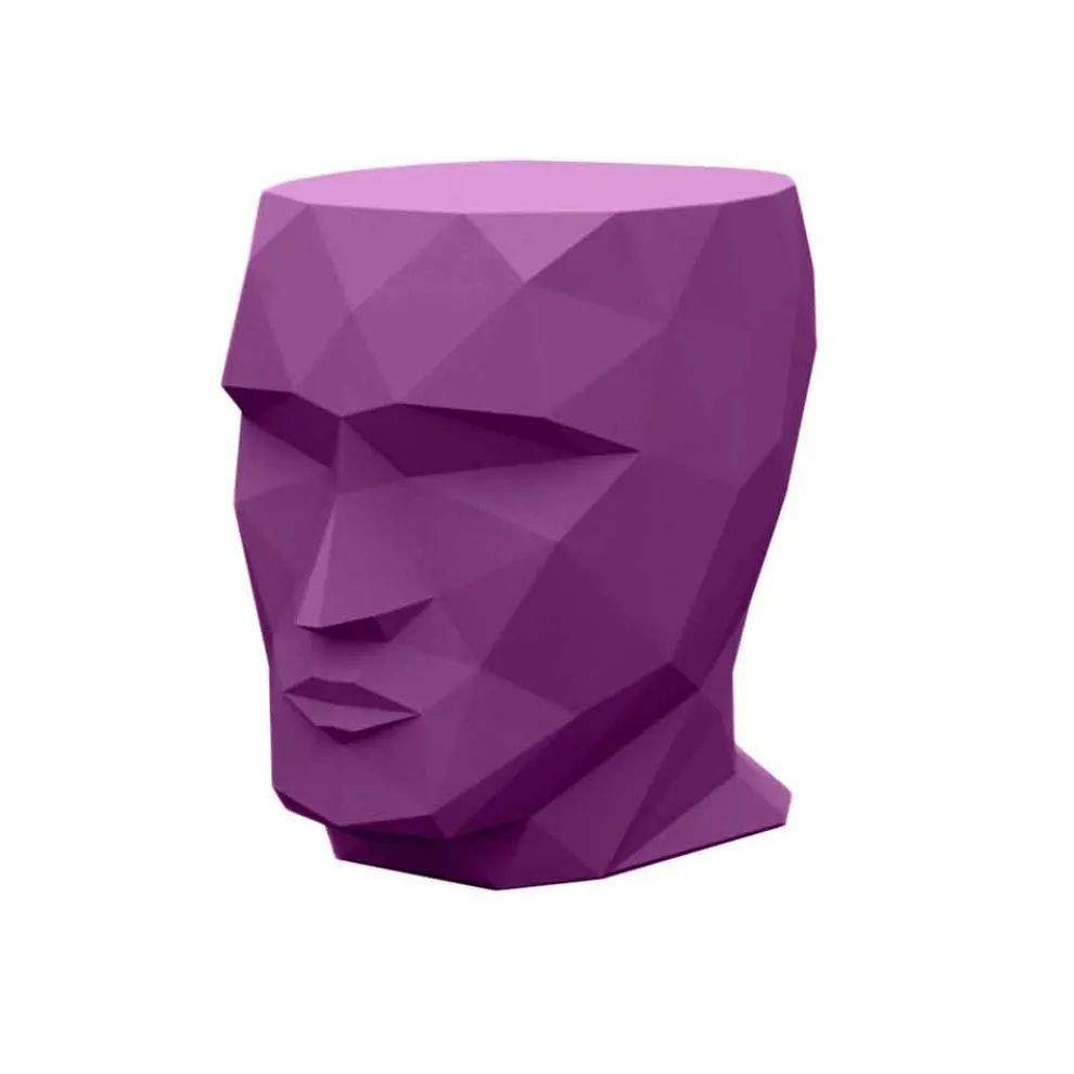 Moderner, gesichtsförmiger Outdoor-Tisch Adan von Vondom aus Polyethylen