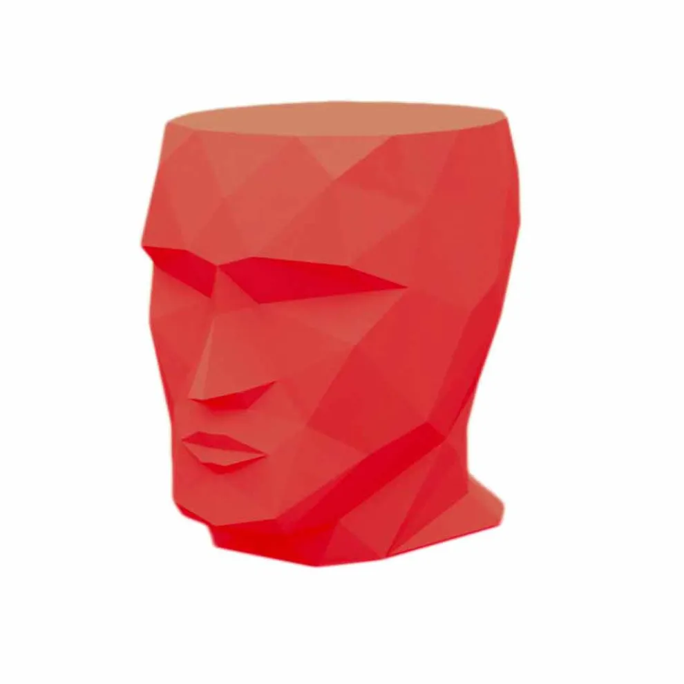 Moderner, gesichtsförmiger Outdoor-Tisch Adan von Vondom aus Polyethylen