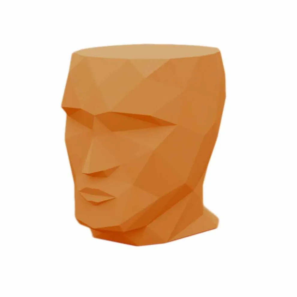 Moderner, gesichtsförmiger Outdoor-Tisch Adan von Vondom aus Polyethylen