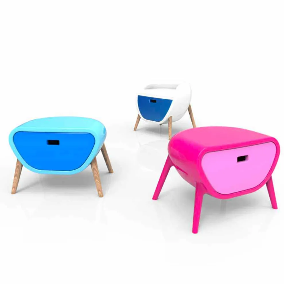 Moderer Nachttisch Little Gauche Made in Italy