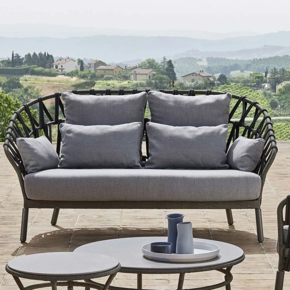 Aluminium Gartensofa Made in Italy - Emmacross von Varaschin