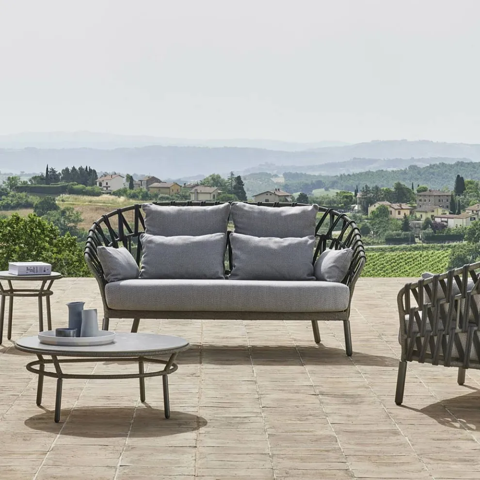 Aluminium Gartensofa Made in Italy - Emmacross von Varaschin