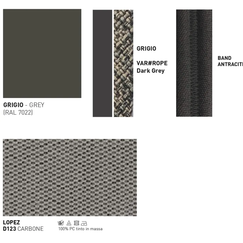 Aluminium Gartensofa Made in Italy - Emmacross von Varaschin