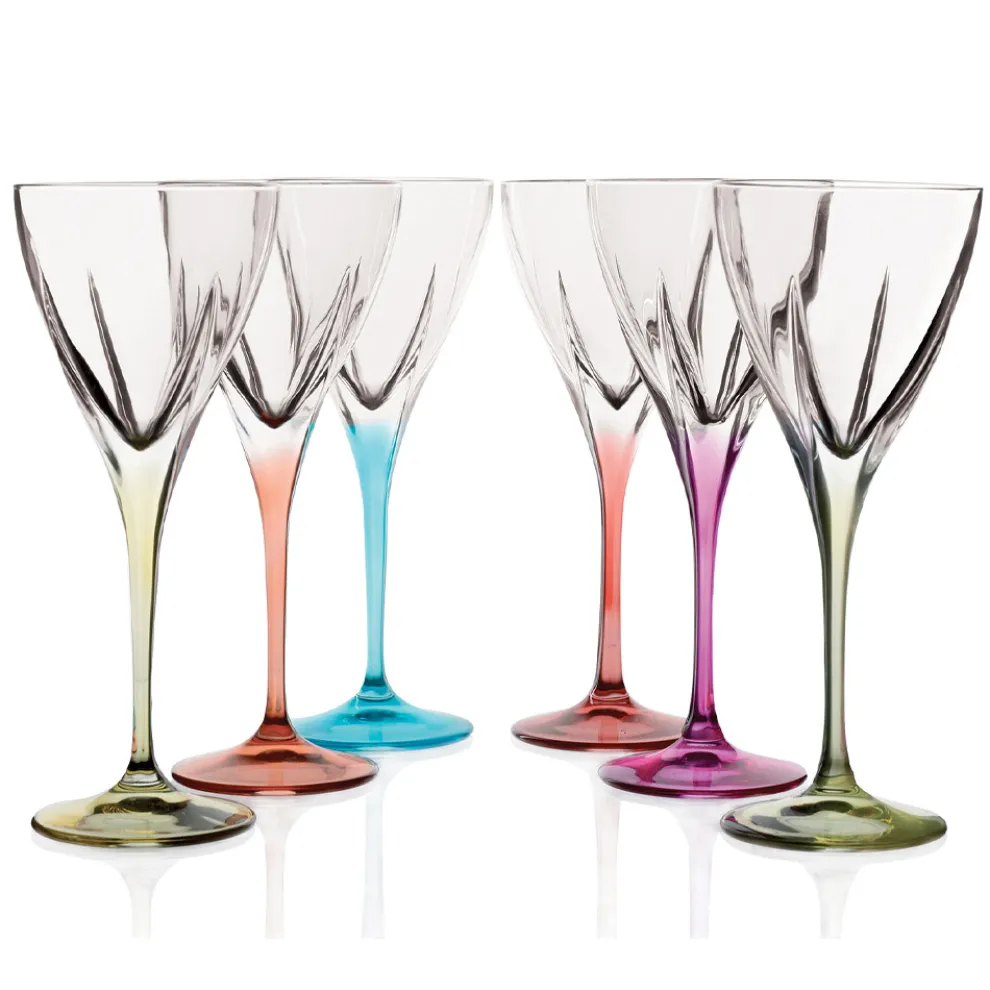 Kristall Weinglas Set Eco Farbig oder Transparent 12 Stück - Amalgam