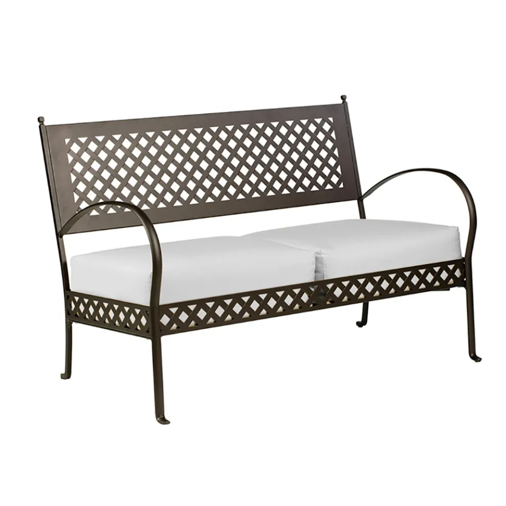 2-Sitzer Outdoor-Sofa aus verzinktem Stahl Made in Italy - Selvaggia