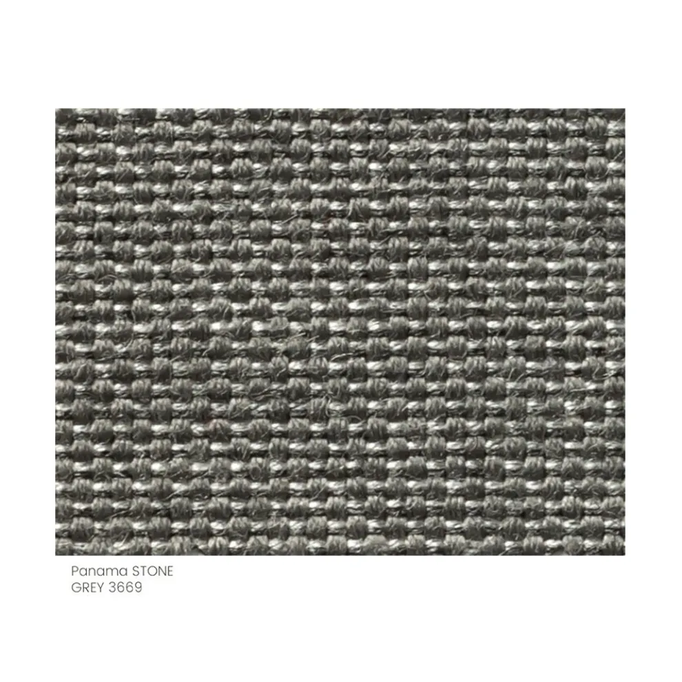 Gartenhocker gepolstert und bezogen mit Stoff Made in Italy - Butter