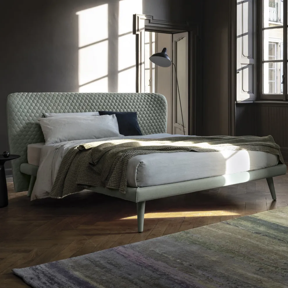 Doppelbett, ohne Behälter, modernes Design Corolle von Bolzan