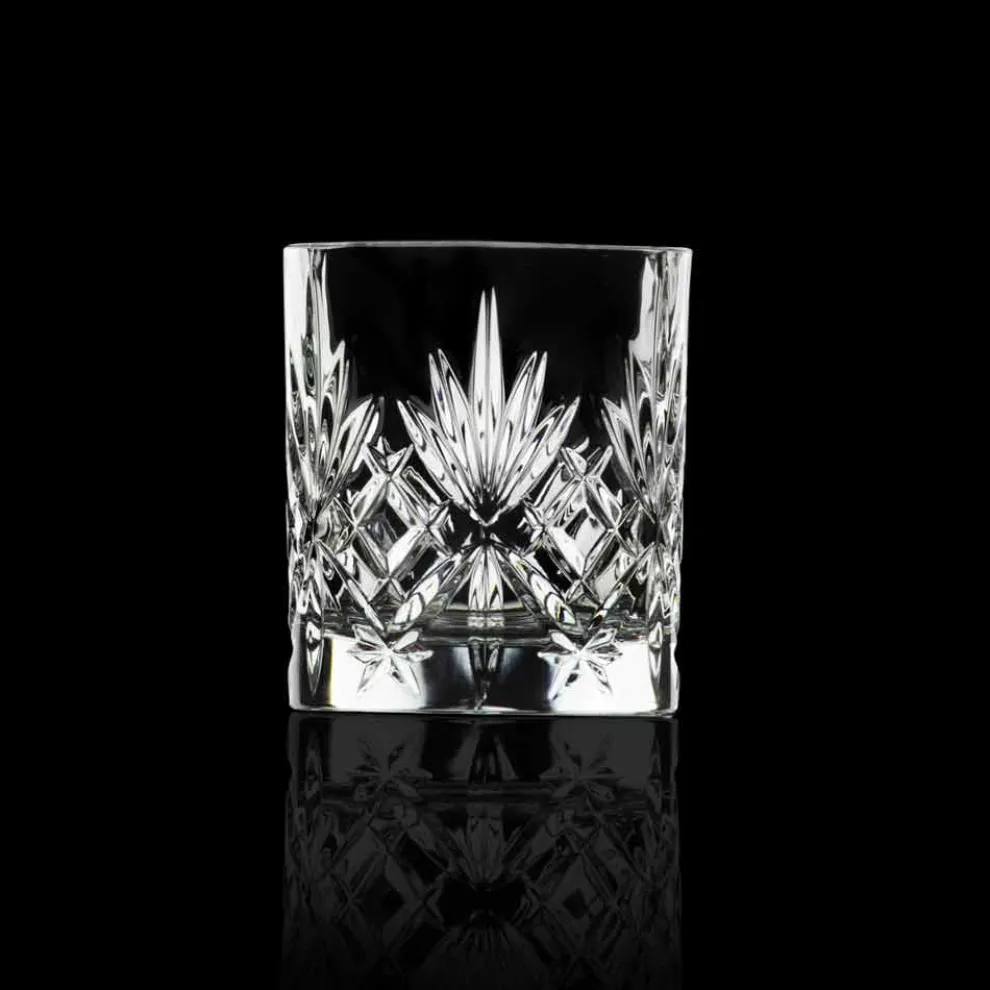 Old Fashioned Tumbler Low Cocktail Gläser 12 Stück Kristall - Cantabile